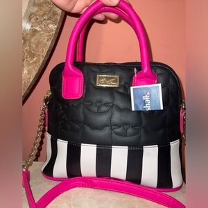 Cute Betsey Johnson Cat Design Bag